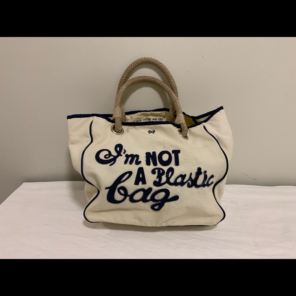 Anya Hindmarch "I'm Not A Plastic Bag" Bag